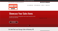 Desktop Screenshot of kearneygaragesales.com